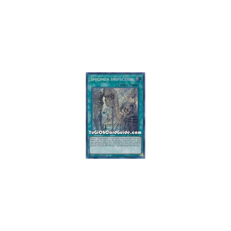 Specimen Inspection (Secret...