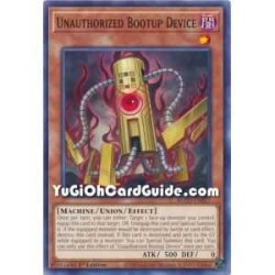 Unauthorized Bootup Device...