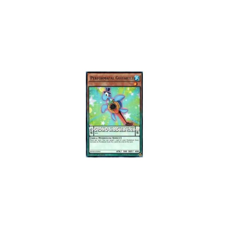 Performapal Guitartle (Rare)