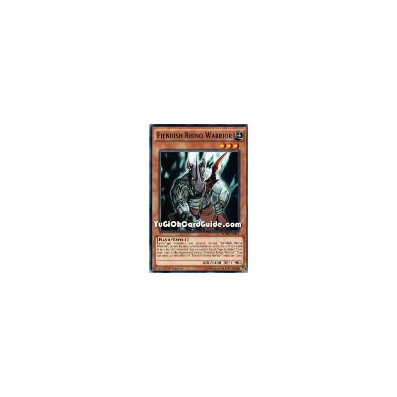 Fiendish Rhino Warrior (Rare)